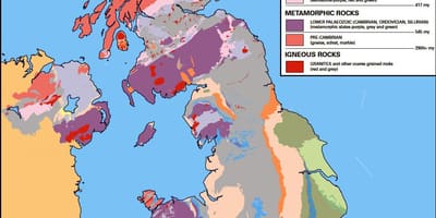 Mapa geológico da grã-Bretanha